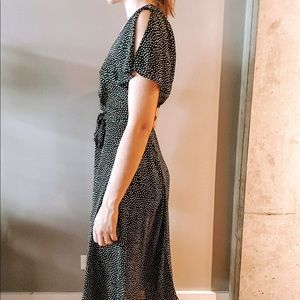 LULUS MIDI WRAP DRESS